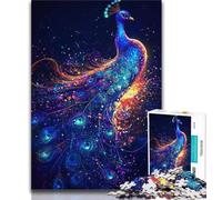 Puzzles 1000 Pieces for Adults Fantasy Peacock 1000 Pieces for Adults,Vibrant And Unique Design Relaxing & Challenging Puzzle Experience (size 75x50cm)