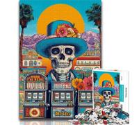 Puzzles 1000 Pieces for Adults Fantasy Skeleton Teenager Puzzles,Game Toys Every Piece Is Unique - Challenging Family Fun Game (size 38x26cm)
