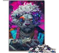 Puzzles 1000 Pieces for Adults Fashion Lions Puzzle for Teenager & Families, Perfect DIY Decor & Brain-Teasing Challenge (size : 50x75cm)