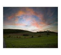 Puzzles 1000 Pieces for Adults -Fields,hills,castle 70x50cm