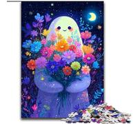 Puzzles 1000 Pieces for Adults Flowers of The Dead Impossible Jigsaw Puzzles for Adults Interactive Family Game, DIY Home Decor, Challenging Brain Teaser Gift (Size 50x75cm)
