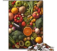 Puzzles 1000 Pieces for Adults Fruits And Vegetables 1000 Piece Jigsaw Puzzles for Adults for Birthday Holiday Christmas 26X38CM
