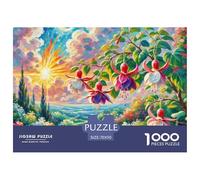 。 Puzzles 1000 Pieces for Adults - Fuchsia Hybrida Puzzle for Kids Ages 8-12 And Up -natural Wonders Colourful Game Toy for Family 70x50cm/1000pcs