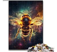 Puzzles 1000 Pieces for Adults Galaxy Bees Impossible Jigsaw Puzzles for Adults Family Activity, Brain Teaser, Home Decor, size : 38x26cm