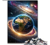 Puzzles 1000 Pieces for Adults Galaxy Fantasy Planet Jigsaw Perfect for Family Fun on Christmas, Thanksgiving, Birthdays & Easter (size : 26x38cm)