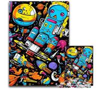 Puzzles 1000 Pieces for Adults Galaxy Planet Wooden Jigsaw Puzzles Family Interactive Game, Craft Gift with Colorful Artwork 50x75CM/19.68x29.52inch