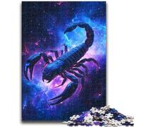 Puzzles 1000 Pieces for Adults Galaxy Scorpion Relax Games Educational Game for Birthday, Chrismas for And Age 14 Years Up 50x75cm