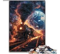 Puzzles 1000 Pieces for Adults Galaxy Train Jigsaw for Teenagers, Couples, And Friends for Birthdays, Christmas 50X75CM