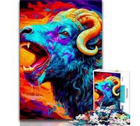Puzzles 1000 Pieces for Adults Goat14 Adult Puzzles,learning Educational for Is Ideal As A Gift for The Whole Family 26x38cm
