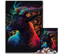 Puzzles 1000 Pieces for Adults Goats Puzzles for Adults for Holidays, Birthdays, And Family Game Nights 50x75CM/19.68x29.52inch