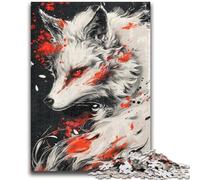 Puzzles 1000 Pieces for Adults God of Foxes Teenager Puzzles,Fun Games Every Piece Is Unique - Challenging Family Fun Game (38x26cm)