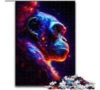 Puzzles 1000 Pieces for Adults Gorilla Jigsaw Made of Wood,Challenging Brain Teaser for Teenagers, Family Fun Interactive Game 1000pcs(50x75cm)