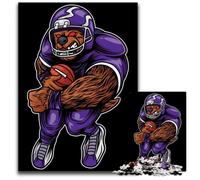 Puzzles 1000 Pieces for Adults Grizzly American FootballPuzzles for Adults for Teenager Families Perfect DIY Decor BrainTeasing Challenge 1000 PCS(38x26cm)