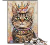 Puzzles 1000 Pieces for Adults Happy Birthday Cat Jigsaw Puzzles for Adults 50X75CM for Teenagers & Teens, Ideal Birthday