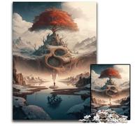 Puzzles 1000 Pieces for Adults Heaven Tree of Life cardboard Jigsaw Puzzles Family Activity, DIY Home Decor, 26X38CM/10.23x14.96inch