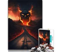 Puzzles 1000 Pieces for Adults Hell Demons Jigsaw,Challenging Game Toys Wall Decoration Unique Birthday And Xmas Gifts 26x38cm