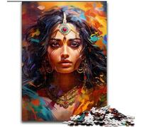 Puzzles 1000 Pieces for Adults Indian Princess Jigsaw Puzzles for Adults, 1000 Piece Challenging Brain Teaser, Family Game Night (Size 50x75 cm)