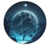 Puzzles 1000 Pieces for Adults Island in The Sea Round Puzzles for 1000 Piece Family Game Night, Home Decor & Brain Training Gift 1000pcs (67.5x67.5cm)