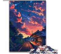 Puzzles 1000 Pieces for Adults Japanese Style Scenery Jigsaw Challenging Brain Teaser for Teenagers, Perfect for Home Decor Or Gift (size : 26x38cm)