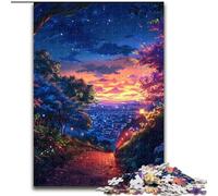 Puzzles 1000 Pieces for Adults Japanese Style Scenery Puzzle Challenging Brain Teaser for Teenagers, Perfect for Home Decor Or Gift (size : 50x75cm)