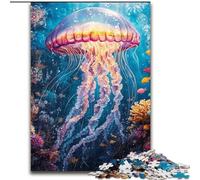 Puzzles 1000 Pieces for Adults Jellyfish, Help The Brain Exercise Addictive Toys to Cultivate Patience Perfect Decoration (Size 26x38cm)