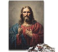 Puzzles 1000 Pieces for Adults Jesus Art Adult Puzzles,learning Educational for Is Ideal As A Gift for The Whole Family (75x50cm)