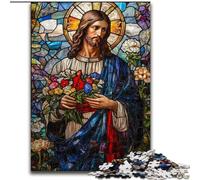 Puzzles 1000 Pieces for Adults Jesus Art, Elephant Toy Intellectual Game Birthday Present, Gifts, Wall Art for Ages 14+ (Size 50x75cm)