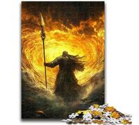Puzzles 1000 Pieces for Adults Jesus in The Ocean Puzzles for Teenagers,Stress Reliever Staycation Kill Time Enhance Love between Couples (38x26cm)