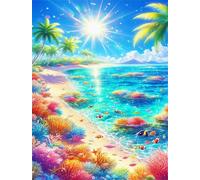 Puzzles 1000 Pieces for Adults jigsaw puzzles for adults 1000 Piece Educational Challenge Games Decoration puzzle - Tropical Sunshine Sea