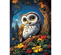 Puzzles 1000 Pieces for Adults jigsaw puzzles for adults 1000 Piece Educational Challenge Games Decoration puzzle - Vintage Owl Flowers
