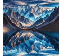 Puzzles 1000 pieces for Adults jigsaw puzzles for adults 1000 Piece Educational Challenge Puzzle for adults,Educational Games Decoration puzzle Snowy Mountain Reflections