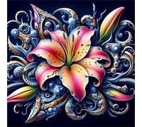 Puzzles 1000 pieces for Adults jigsaw puzzles for adults 1000 Piece Educational Challenge Puzzle for adults,Educational Games Decoration puzzle Fantastic Lily Flowers