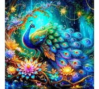 Puzzles 1000 pieces for Adults jigsaw puzzles for adults 1000 Piece Educational Challenge Puzzle for adults,Educational Games Decoration puzzle Jungle Flower Peacock