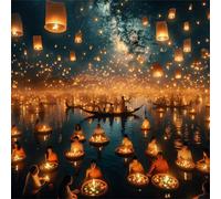 Puzzles 1000 pieces for Adults jigsaw puzzles for adults 1000 Piece Educational Challenge Puzzle for adults,Educational Games Decoration puzzle Prayer Night Landscape