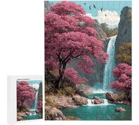 Puzzles 1000 Pieces for Adults jigsaw Puzzles for Adults 1000 Piece Jigsaw Challenging & Brainteasing Educationa Game for The Whole Gifts for Men, jigsaw Puzle Theme: Flower Woman75x50cm PjY10622 P-V