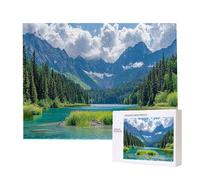 Puzzles 1000 Pieces for Adults jigsaw Puzzles for Adults 1000 Piece Puzzle Challenging & Brainteasing Educationa Game for The Whole Gifts for Men, jigsaw Puzzle Theme: (Mountain Range Lakes) h-761