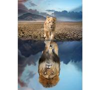 Puzzles 1000 Pieces for Adults jigsaw puzzles for adults 1000 Piece Puzzle Challenging Game for The Whole for Women, Gifts for Men, jigsaw puzzle Theme:Magic Reflection