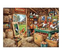 Puzzles 1000 Pieces for Adults jigsaw puzzles for adults 1000 Piece Puzzle Challenging Game for The Whole for Women, Gifts for Men, Theme:Chicken Coop