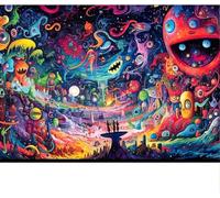 Puzzles 1000 Pieces for Adults jigsaw puzzles for adults 1000 Piece Puzzle Challenging Game for The Whole for Women, Gifts for Men, jigsaw puzzle Theme:Fantastic alien world