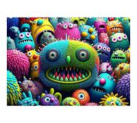 Puzzles 1000 Pieces for Adults jigsaw puzzles for adults 1000 Piece Puzzle Challenging Game for The Whole for Women, Gifts for Men, jigsaw puzzle Theme:Colourful creatures