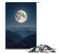 Puzzles 1000 Pieces for Adults Jigsaw Puzzles for Adults 1000 Piece Puzzle Educational Games-Bright Moon Over A Thousand Miles