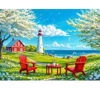 Puzzles 1000 Pieces for Adults jigsaw puzzles for adults 1000 Piece -See the sea Beach Walk- 1000 Piece Puzzle Educational Games Beautiful Decoration Puzzle