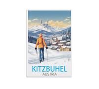 Puzzles 1000 Pieces for Adults，Kitzbuhel Austrias Posters Family Fun Jigsaws Puzzles 1000 Pieces for Adults Gifts 52x38cm