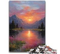 Puzzles 1000 Pieces for Adults Landscape Oil Painting Puzzles for Teenagers,Relax Games Is Ideal As A Gift for The Whole Family (75x50cm)