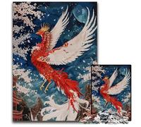Puzzles 1000 Pieces for Adults Legend Phoenix JapanJigsaw Puzzles Challenging Brain Teaser Family Activity Home Decor 1000 PCS(38x26cm)