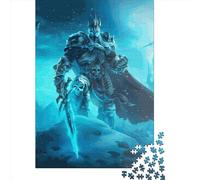 Puzzles 1000 Pieces for Adults Lich King Jigsaw Puzzle Wooden Jigsaw Creative Puzzles Teenagers Puzzles Education Games Toys 1000pcs (75x50cm)