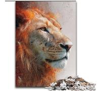 Puzzles 1000 Pieces for Adults Lion Animal, Educational Games Home Decoration Is Ideal As A Gift for The Whole Family (Size 50x75cm)