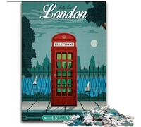 Puzzles 1000 Pieces for Adults London, Decompressing Intellectual Educational Toy Is Ideal As Gifts for The Whole Family 26x38cm