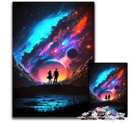 Puzzles 1000 Pieces for Adults Love Among The Stars Jigsaw Puzzles for Adults for Parents, Lovers, Friends - Age 14+ 50x75CM/19.68x29.52inch