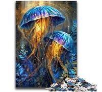 Puzzles 1000 Pieces for Adults Magic Jellyfish Brain Intelligence Challenge Addictive Toys Funny Gift for Ages 14+ 26x38cm